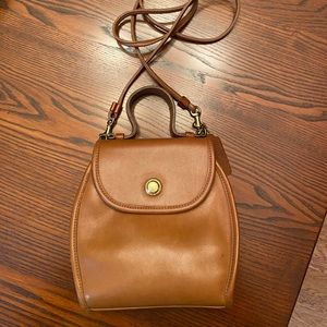 Vintage Coach leather bag Tan